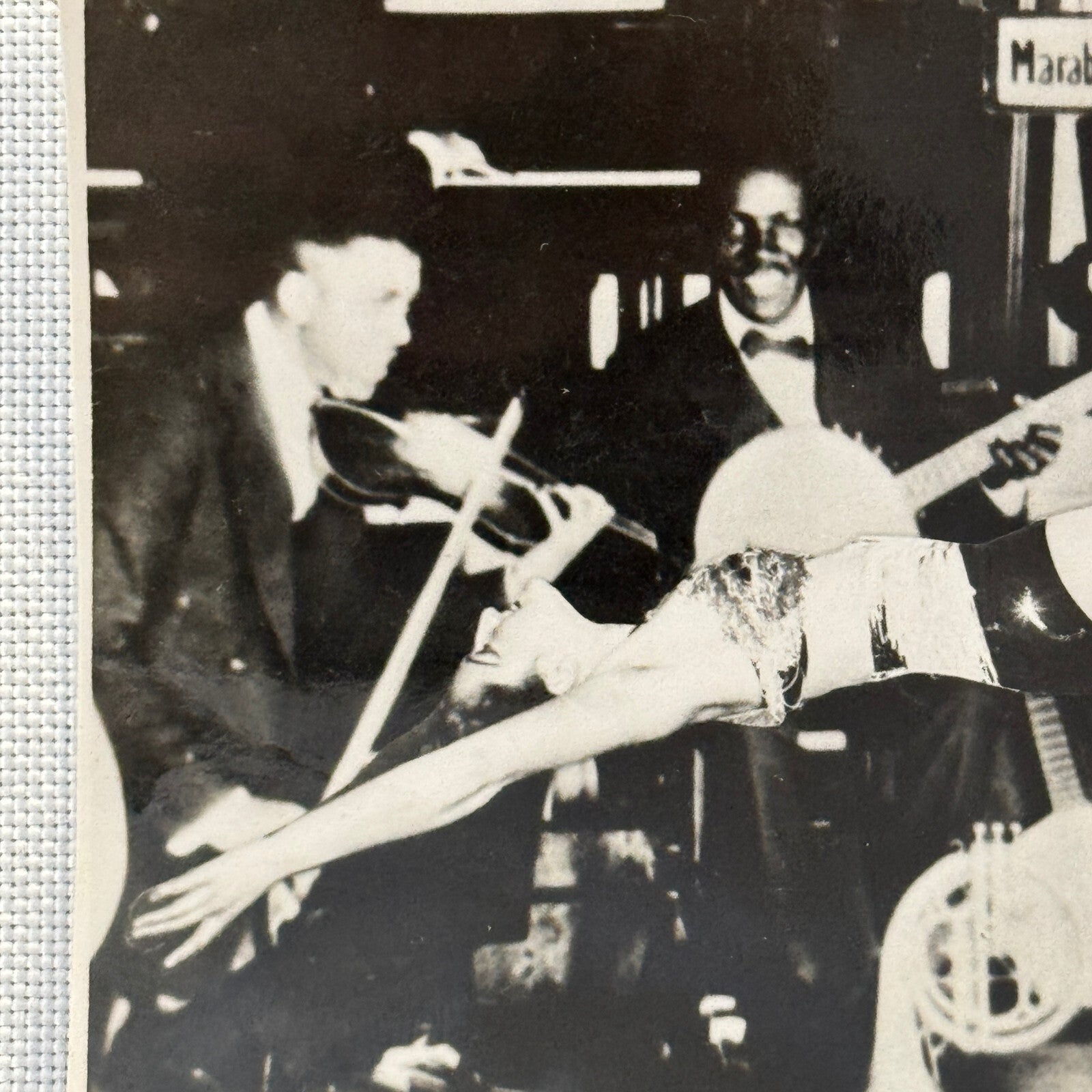 Circus Rollerskating Roller Skate Circus Act with Band Photo Photograph Vintage