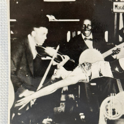 Circus Rollerskating Roller Skate Circus Act with Band Photo Photograph Vintage