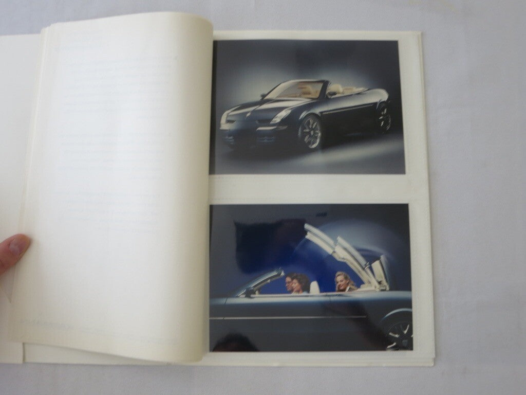 2000 Wilhelm KARMANN GmbH Karmann Coupe Convertible Press Kit Brochure 