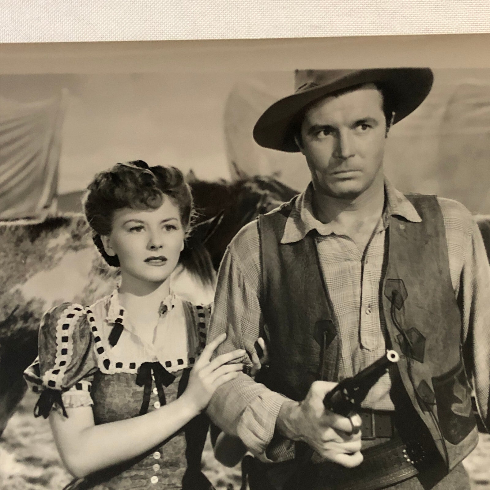 Omaha Trail Movie Film Photo Photograph Print James Craig Pamela Blake Vintage