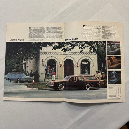 1980 Buick Car Sales Brochure Catalog Advertising Buick LeSabre Electra Riviera
