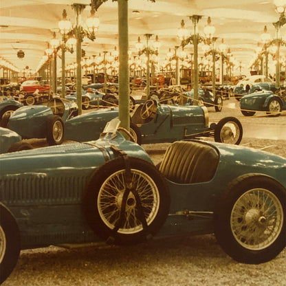 Vintage Bugatti Racing Schlumpf Collection Museum Photo Photograph Print 1984