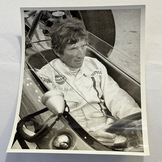 Vintage Racing Photo 1968 Jochen Rindt Racing Driver Motorsport