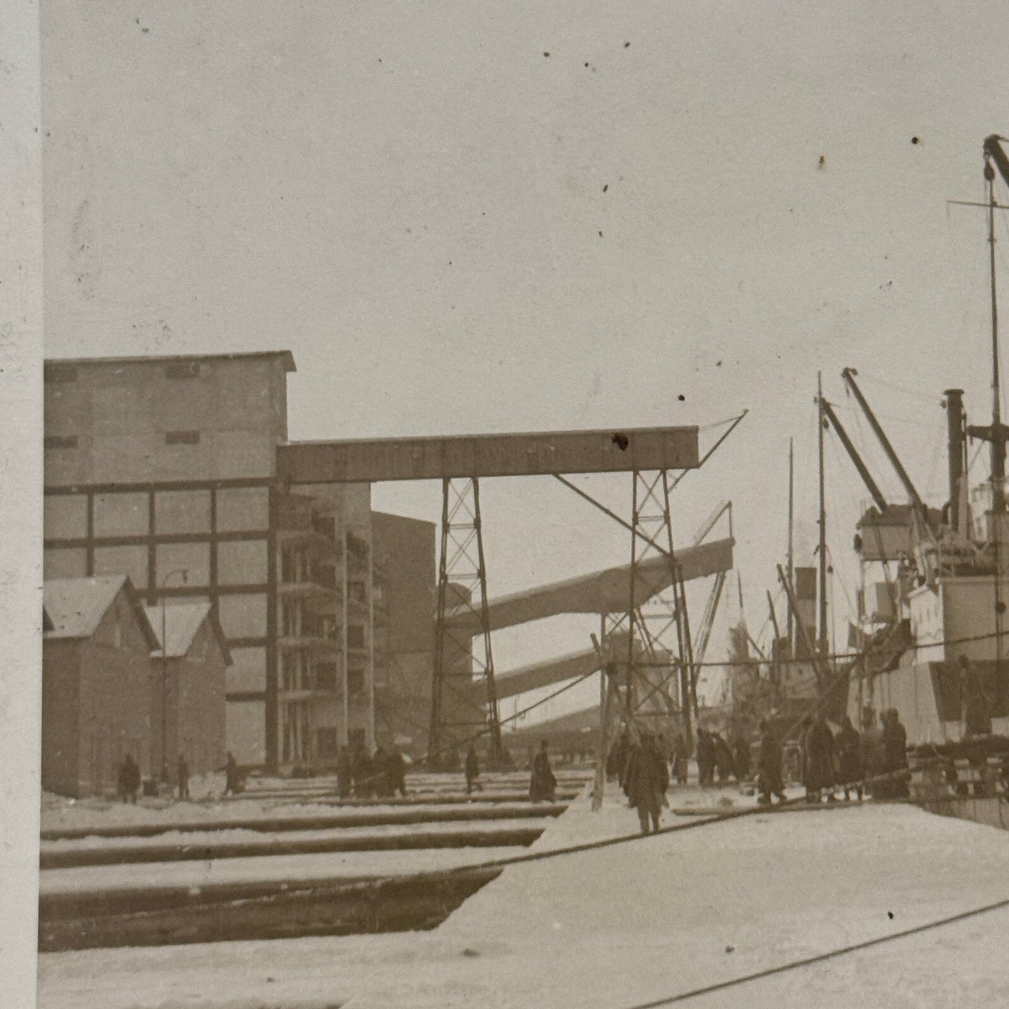 Vintage Boat Ship Photograph Nautical Antique Photo Newark USA