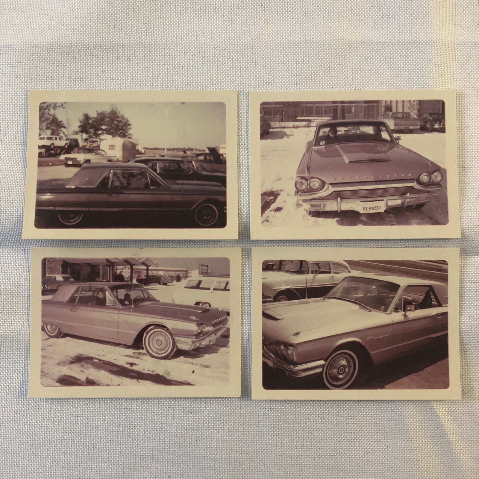 Vintage Ford Thunderbird Car Automobile Photo Photograph Lot of 15