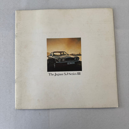 Jaguar XJ Series III Vintage Car Sales Brochure Catalog Advertising