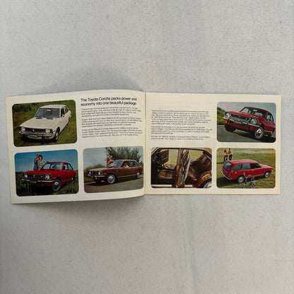Toyota Sales Brochure Catalog Corolla Corona Celica Mark II Landcruiser Pickup +