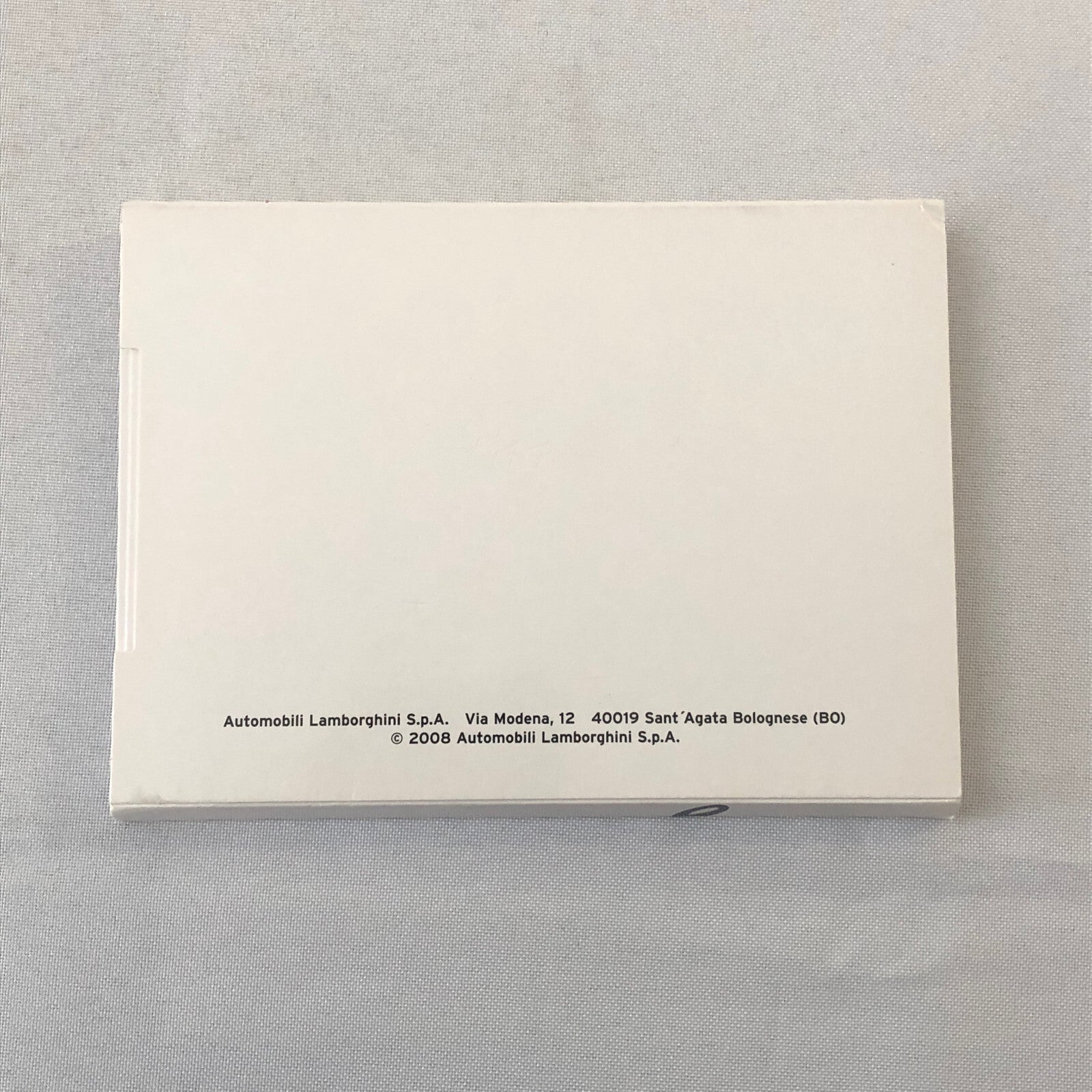 Lamborghini Press Kit Brochure with CD Estoque Concept Gallardo Murcielago