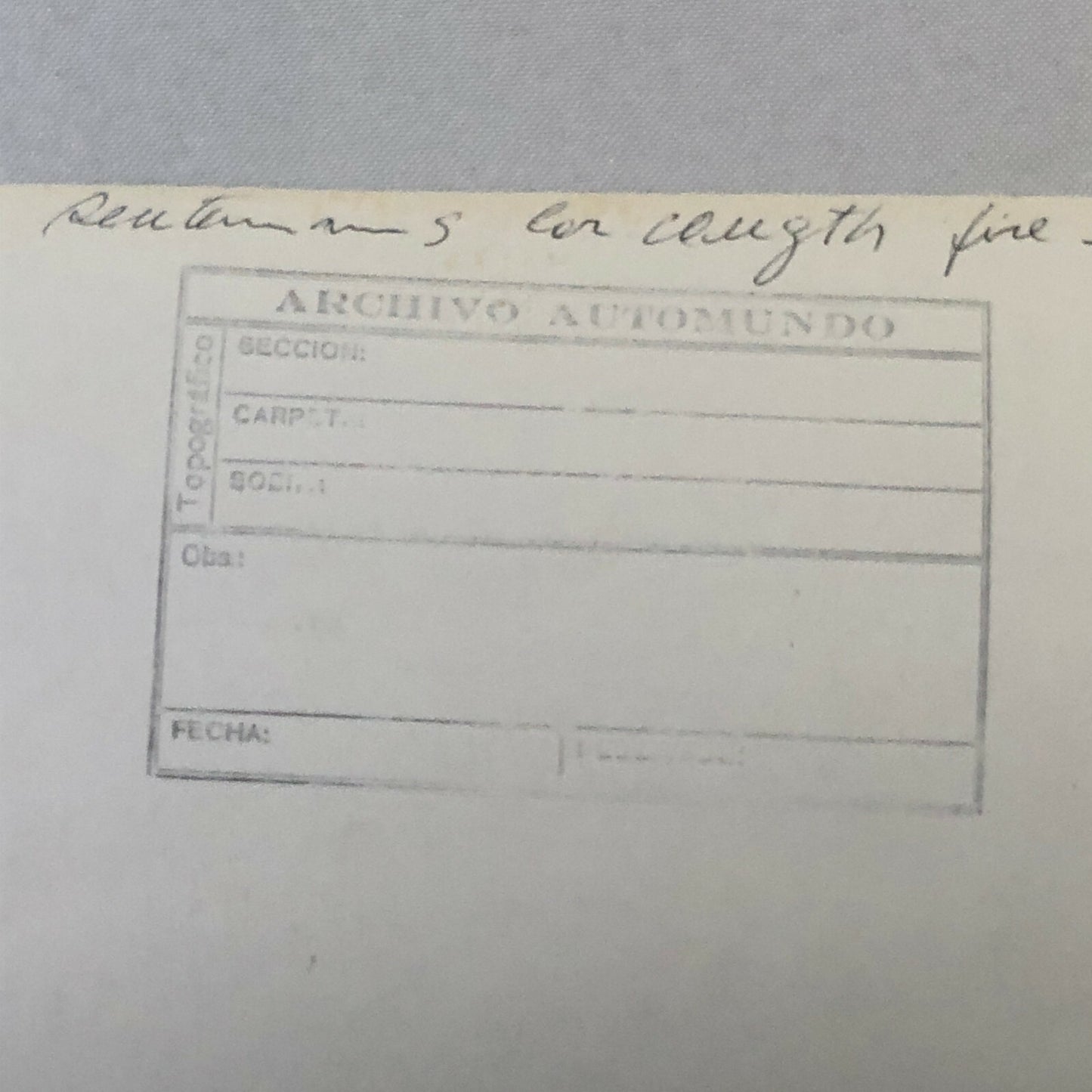 Vintage Car Racing Photo Photograph - Car on Fire - Ron Harris Racing 