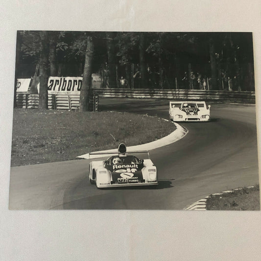 Vintage Racing Photo Photograph 1976 1000KM Monza Renault Porsche ? 