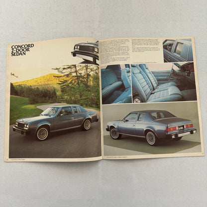 1980 AMC Car Sales Brochure Catalog AMC Spirit AMX Concord Pacer Eagle 4WD