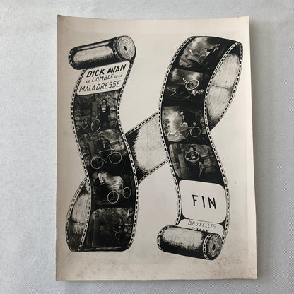 Circus Clown Bicycle Act Photo Photograph Vintage Dick Avan