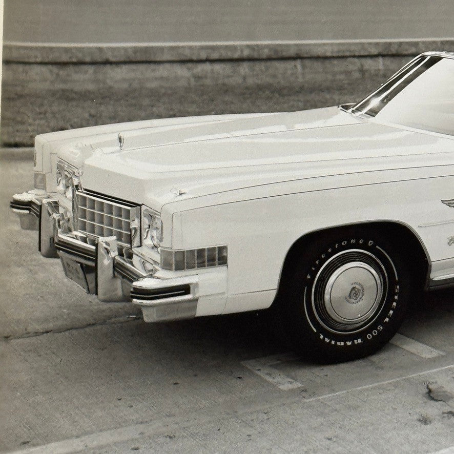 Vintage Indy 500 Racing Photo 1973 Cadillac Official Pace Car Photograph
