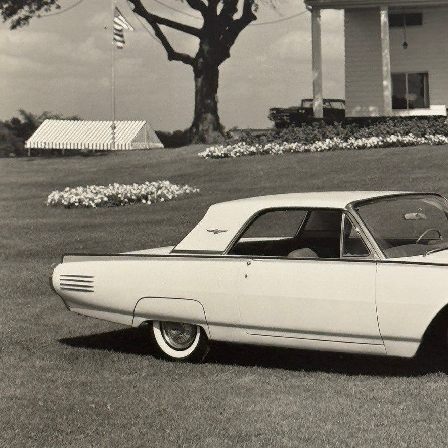 Vintage 1961 Ford Thunderbird Car Automobile Photo Photograph Modern Print