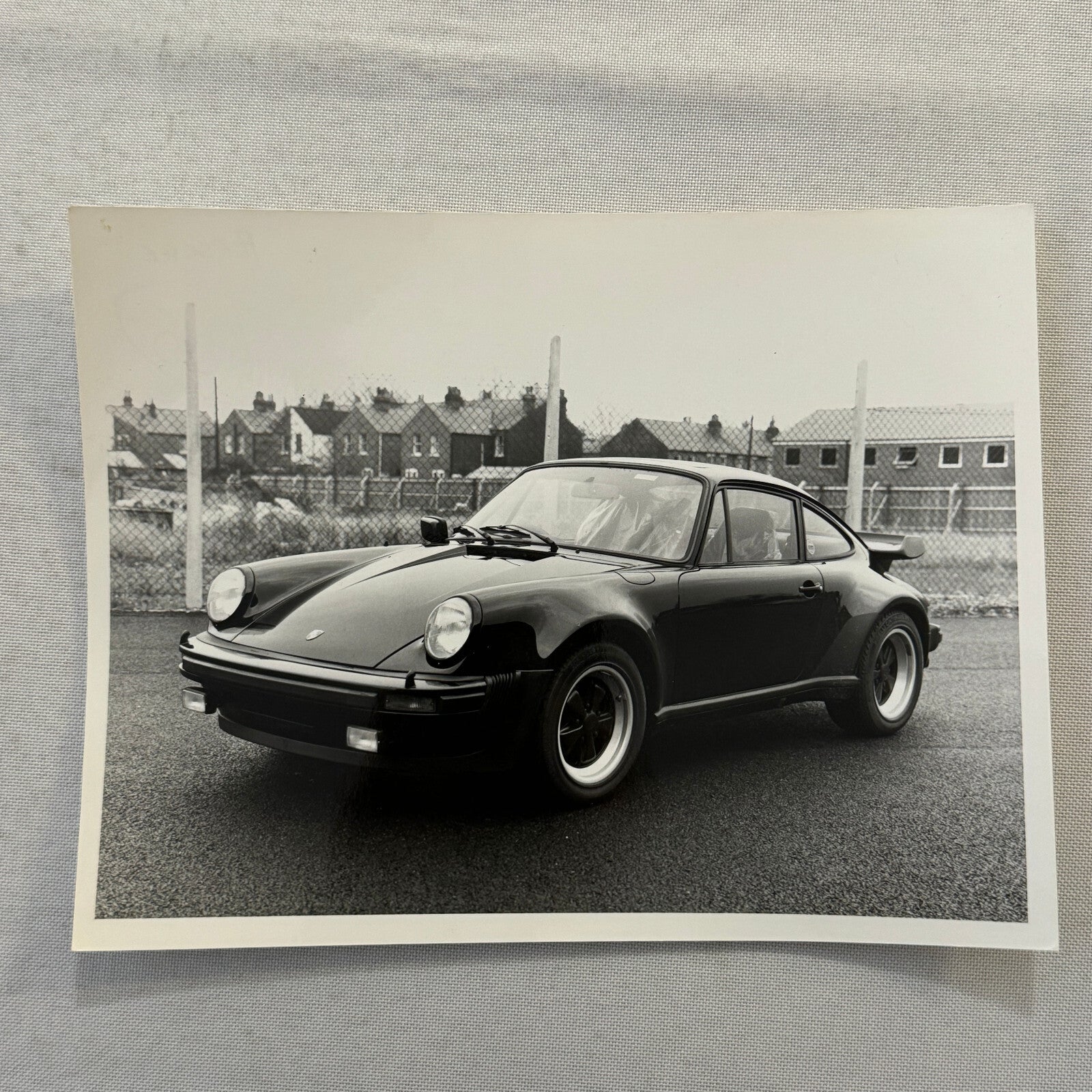 Porsche 911 Car Factory Press Photo Photograph Vintage Turbo ?