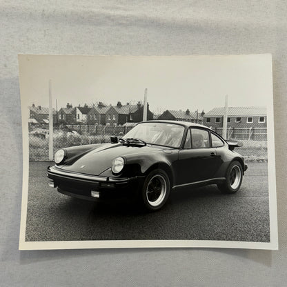 Porsche 911 Car Factory Press Photo Photograph Vintage Turbo ?