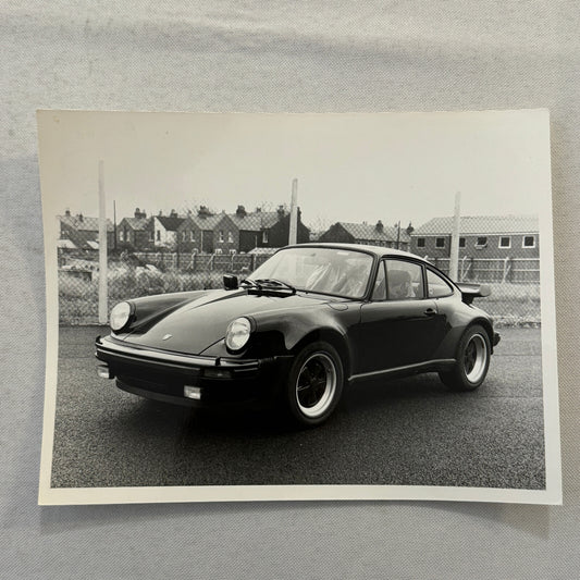 Porsche 911 Car Factory Press Photo Photograph Vintage Turbo ?