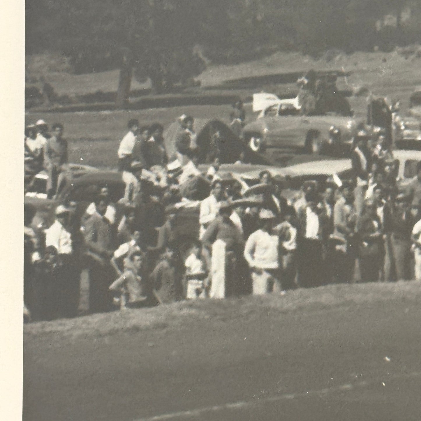 Vintage Racing Photo Photograph 1953 Lincoln Capri Chuck Stevenson Clay Smith