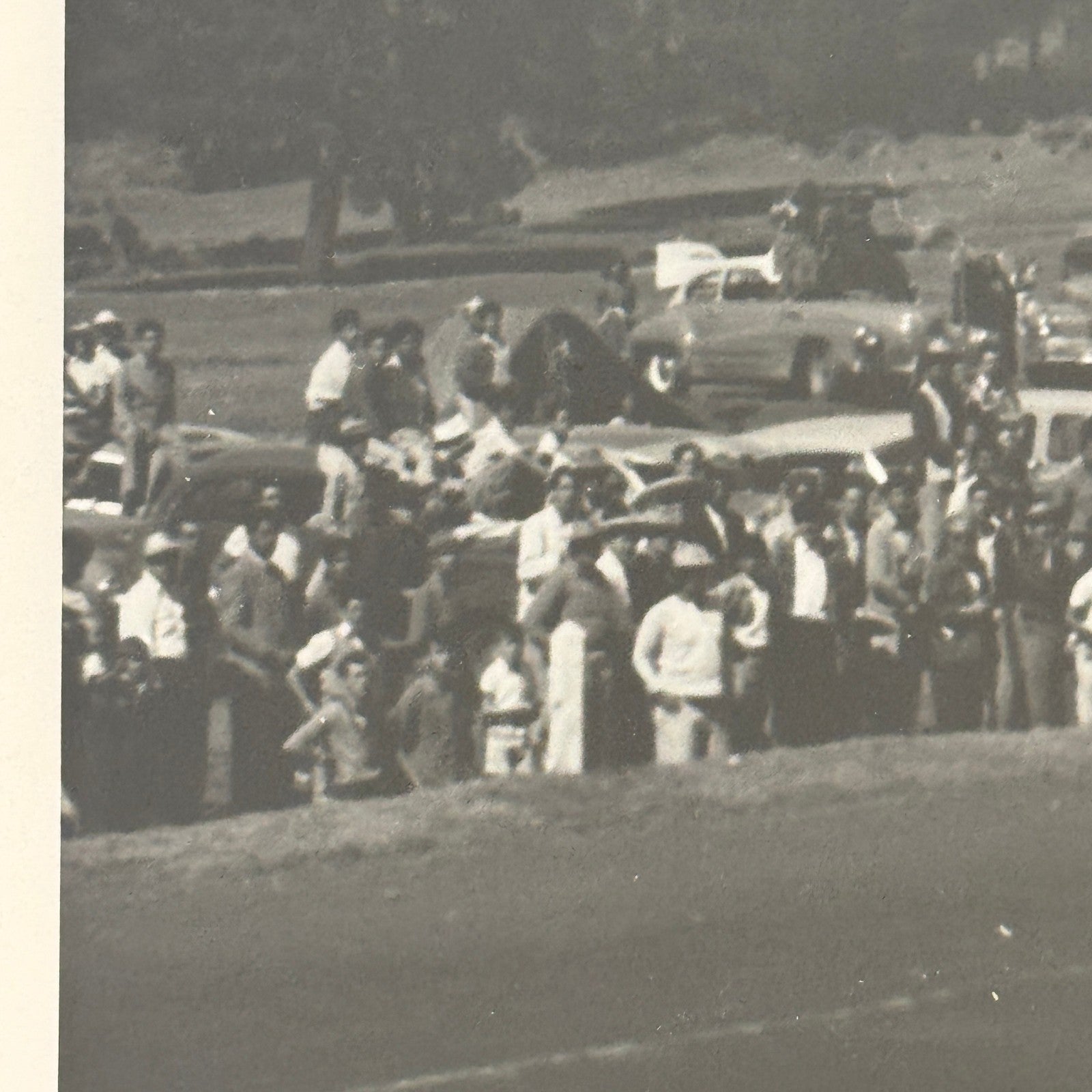 Vintage Racing Photo Photograph 1953 Lincoln Capri Chuck Stevenson Clay Smith