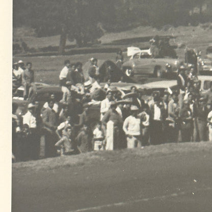 Vintage Racing Photo Photograph 1953 Lincoln Capri Chuck Stevenson Clay Smith