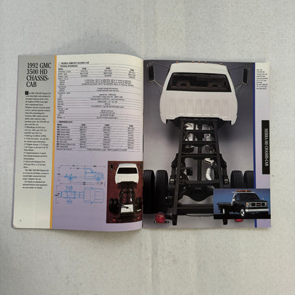 1992 GMC Commercial Truck Sales Brochure Catalog Vandura Safari Pickup Motorhome
