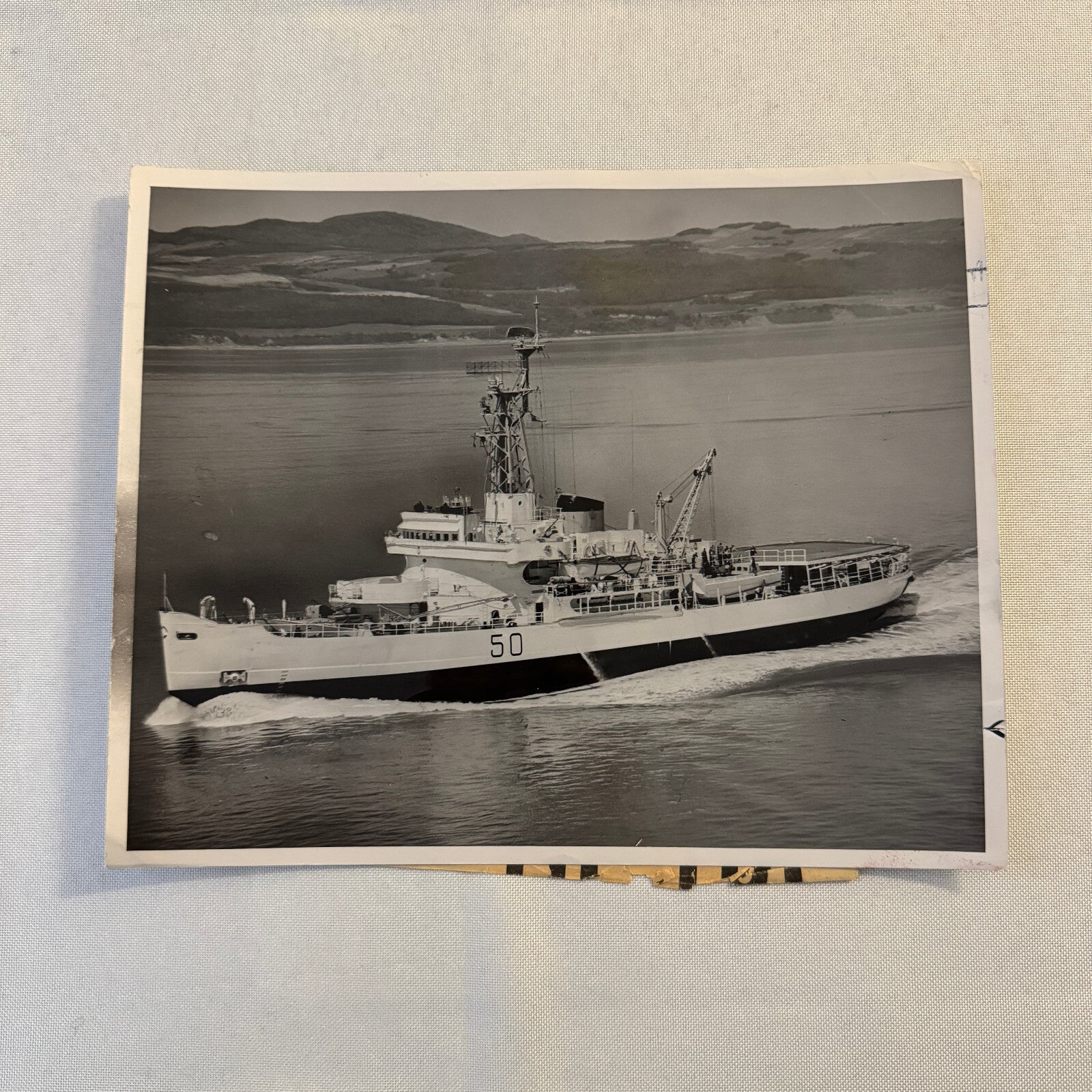 Vintage Ship Boat Photo Photograph Print HMCS Labrador Ship
