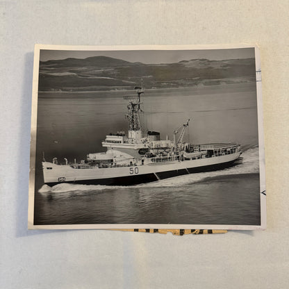 Vintage Ship Boat Photo Photograph Print HMCS Labrador Ship
