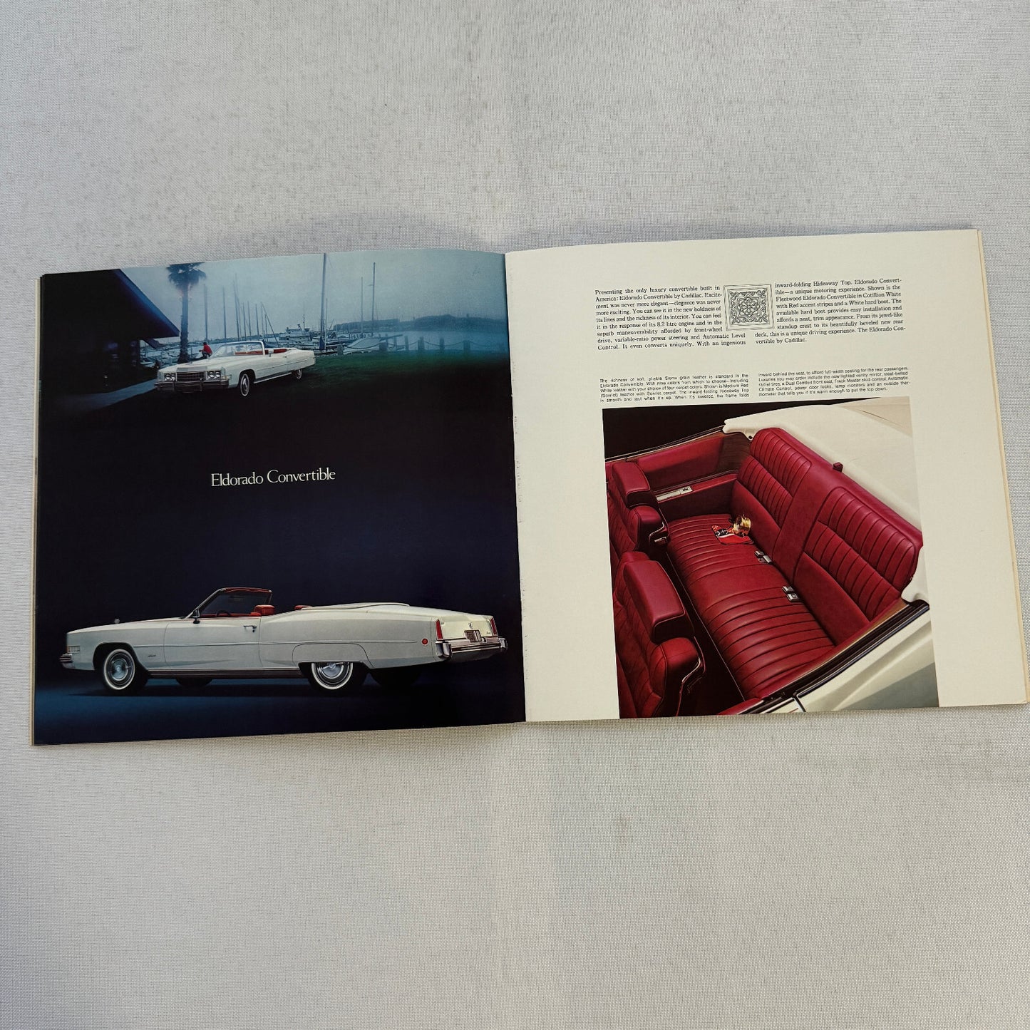 1973 Cadillac Sales Brochure Catalog Fleetwood Brougham Eldorado Coupe DeVille +