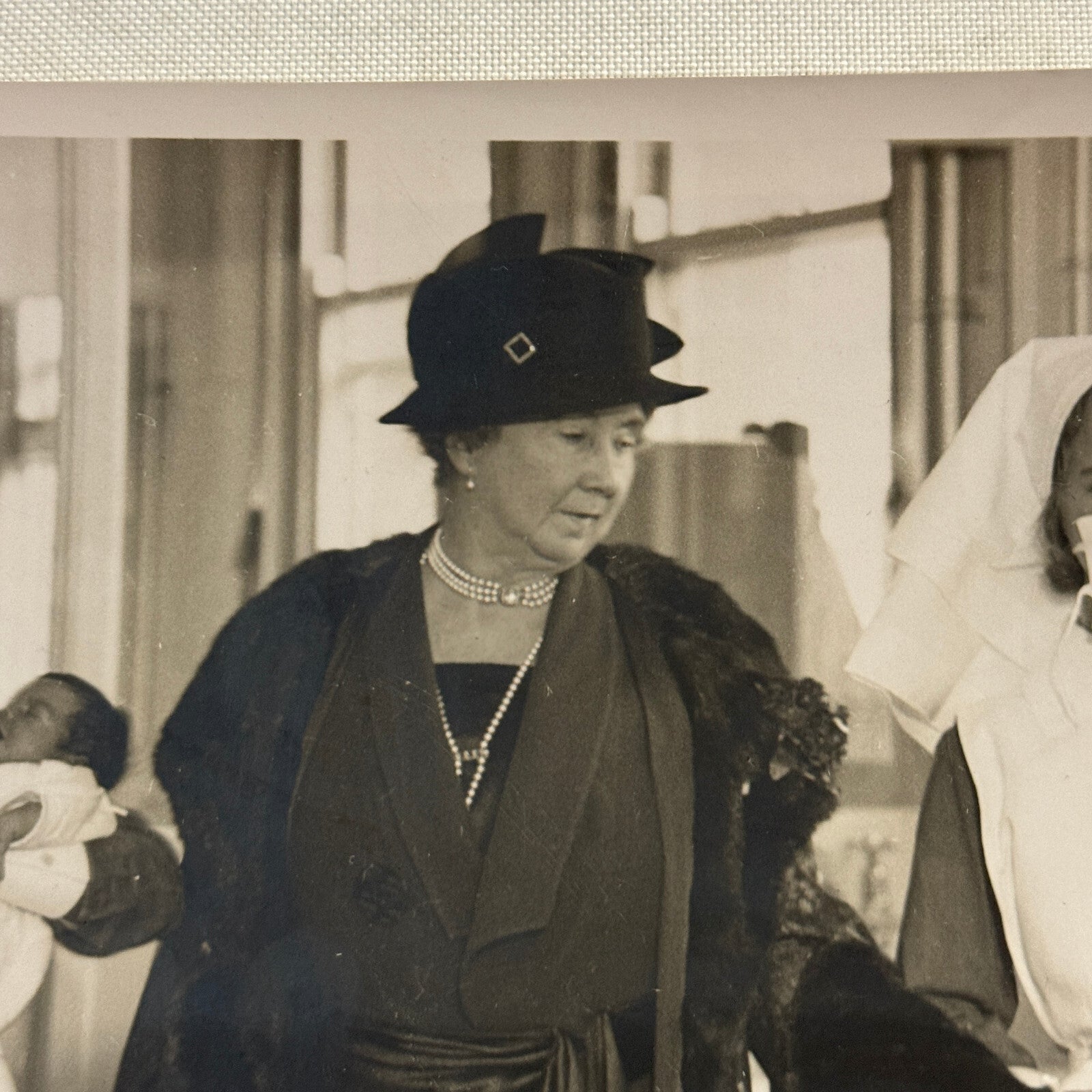 1933 Belfast Maternity Hospital Nurses Baby Press Photo Photograph UK