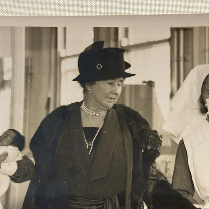 1933 Belfast Maternity Hospital Nurses Baby Press Photo Photograph UK
