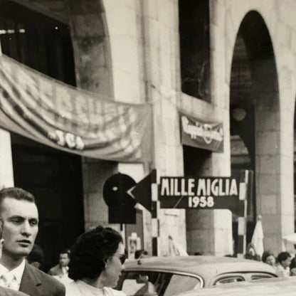 Vintage Renault Rally Rallye Racing Photo Photograph Print - 1958 Mille Miglia