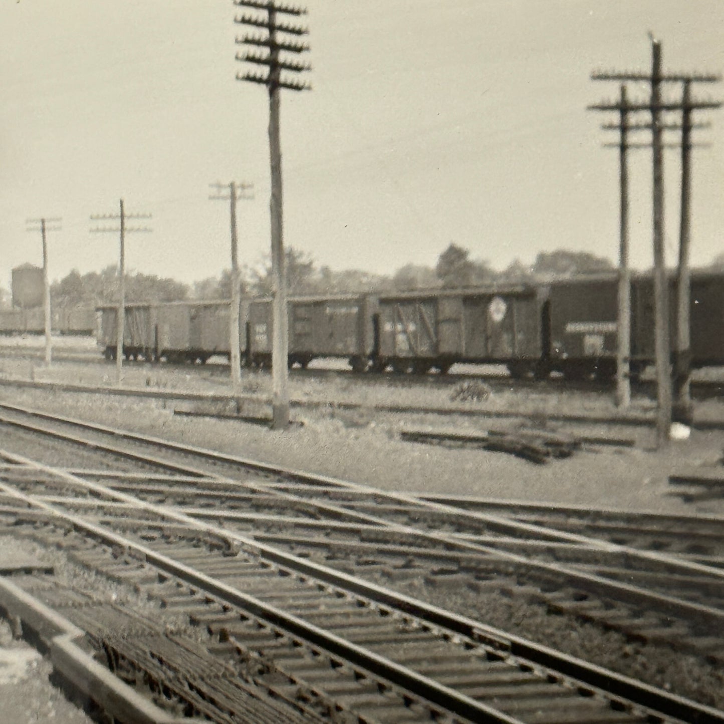 Vintage Train Photo Photograph Railroad Railway Rail