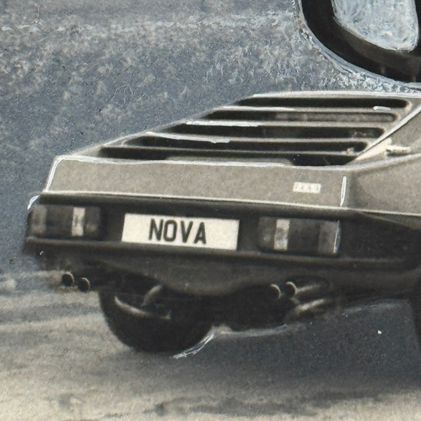 Sterling Nova KIT CAR Custom Photo Photograph Print Hand Highlighted Vintage