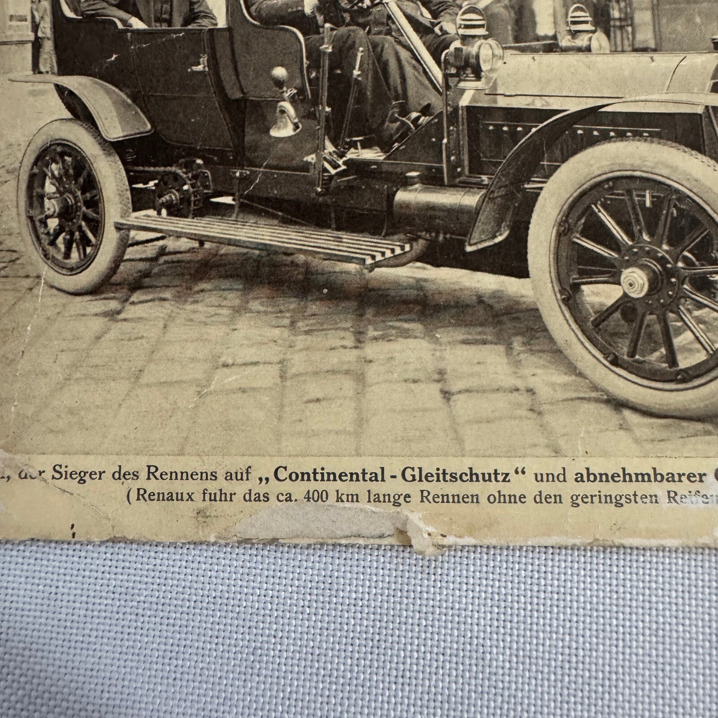Vintage Car Automobile Postcard Post Card European AE