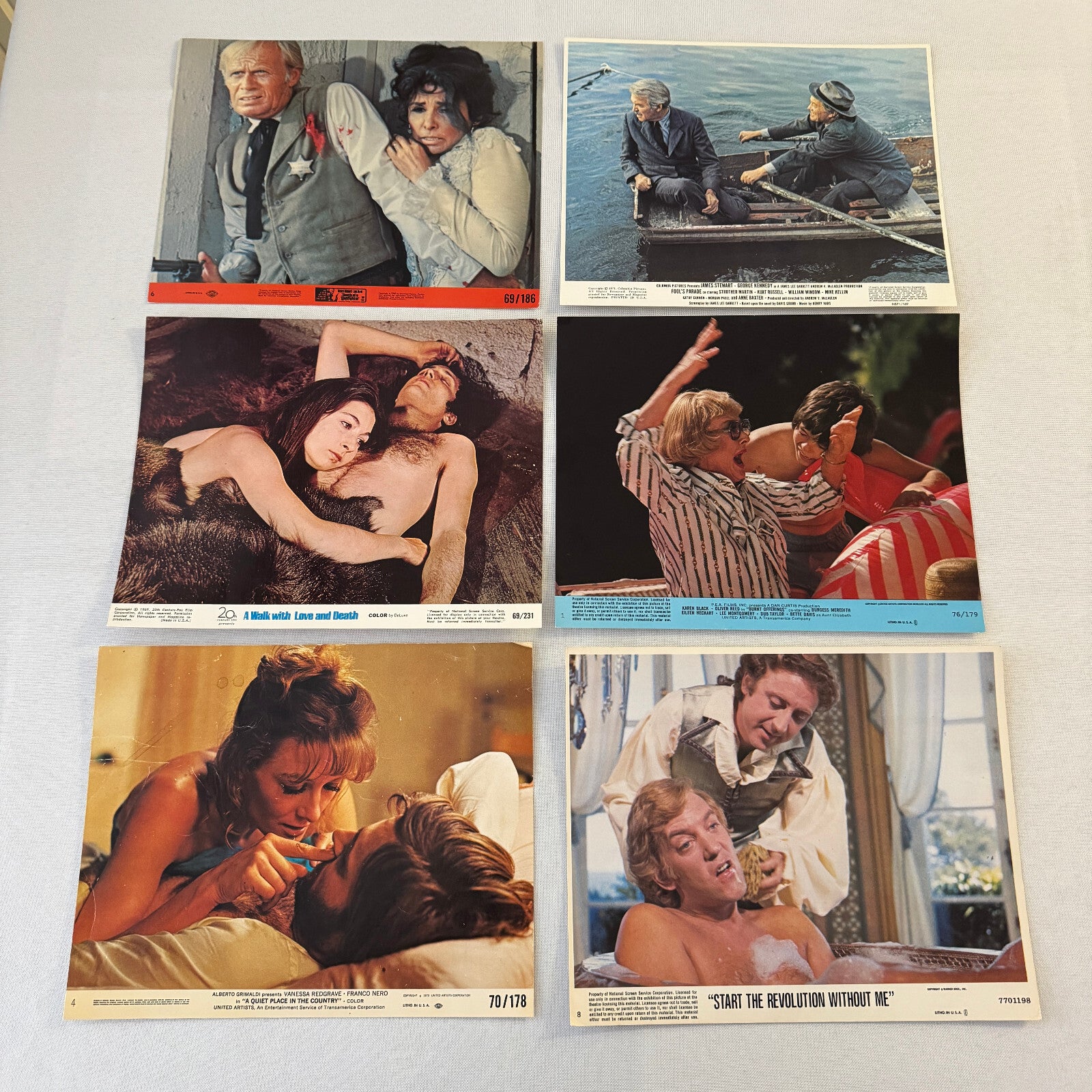 Vintage Movie Lobby Card Mini Poster HUGE Lot 60+ 1950s to 1980s