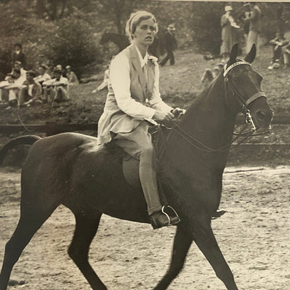 Press Photo Photograph President Franklin Roosevelt Daughter Riding Horse 1933