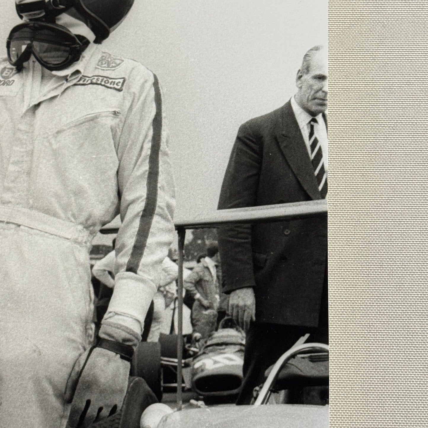1968 British Grand Prix Jo Siffert Racing Driver Photo Photograph Modern Print
