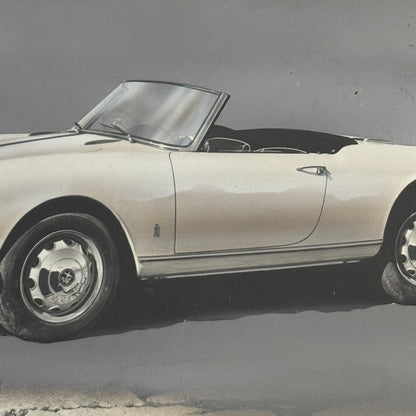 Alfa Romeo Giulietta Spider Factory Press Photo Photograph Autocar Magazine 1959