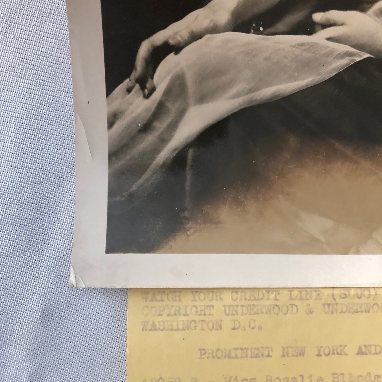 Press Photo Photograph Society Girl Engagement Marriage 1924 Underwood