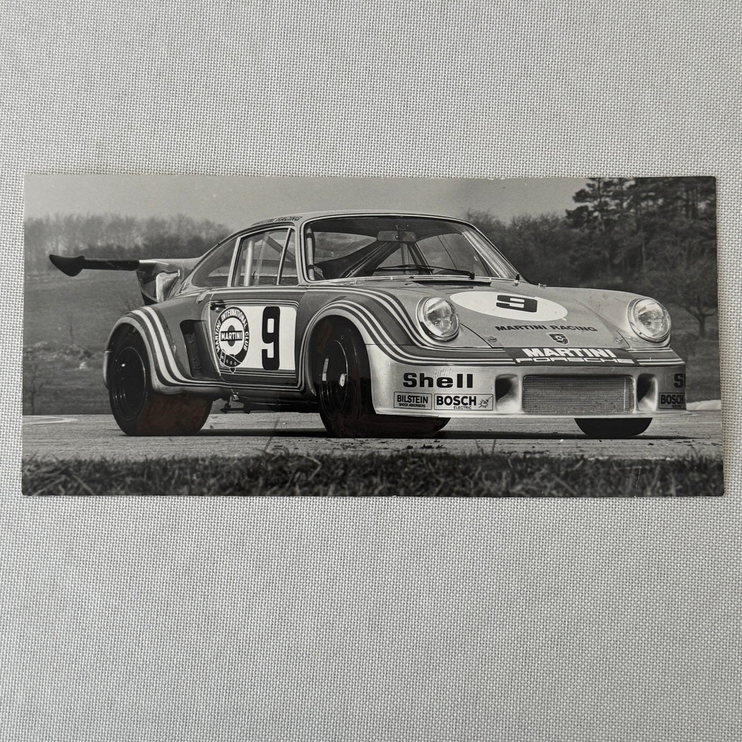 Porsche Carrera RSR 911 Martini Racing Car Photo Photograph Print Vintage 1974