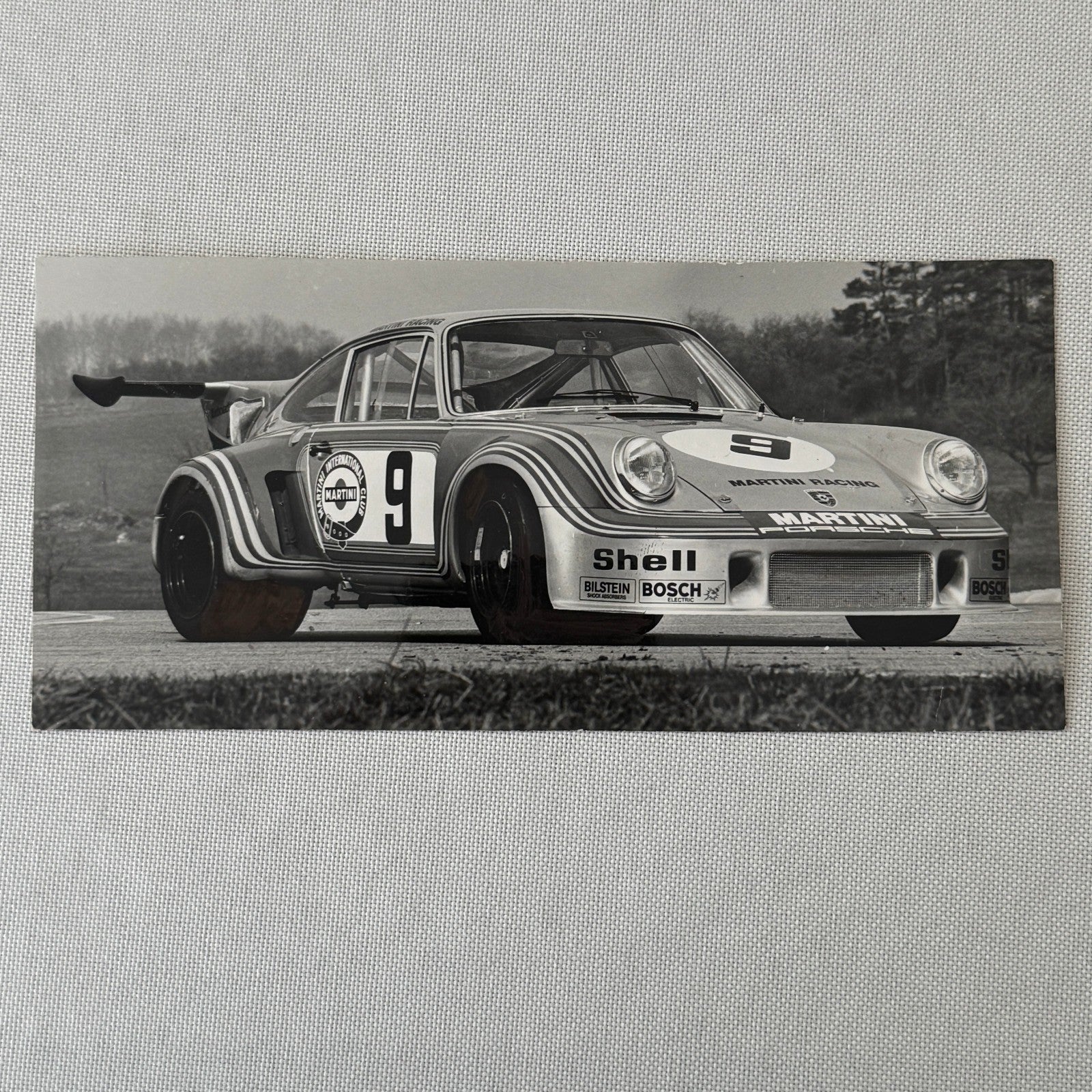 Porsche Carrera RSR 911 Martini Racing Car Photo Photograph Print Vintage 1974