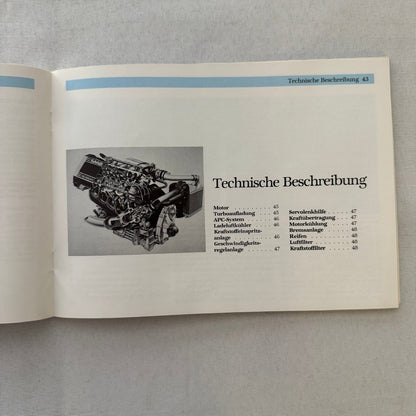 1988 Saab 900 Owners Manual Instruction Guide Book Combi Cabriolet GERMAN TEXT