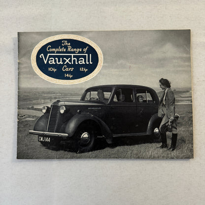 Vauxhall Car Sales Brochure Catalog Advertising 10HP 12HP 14 HP 10 12 14 Vintage