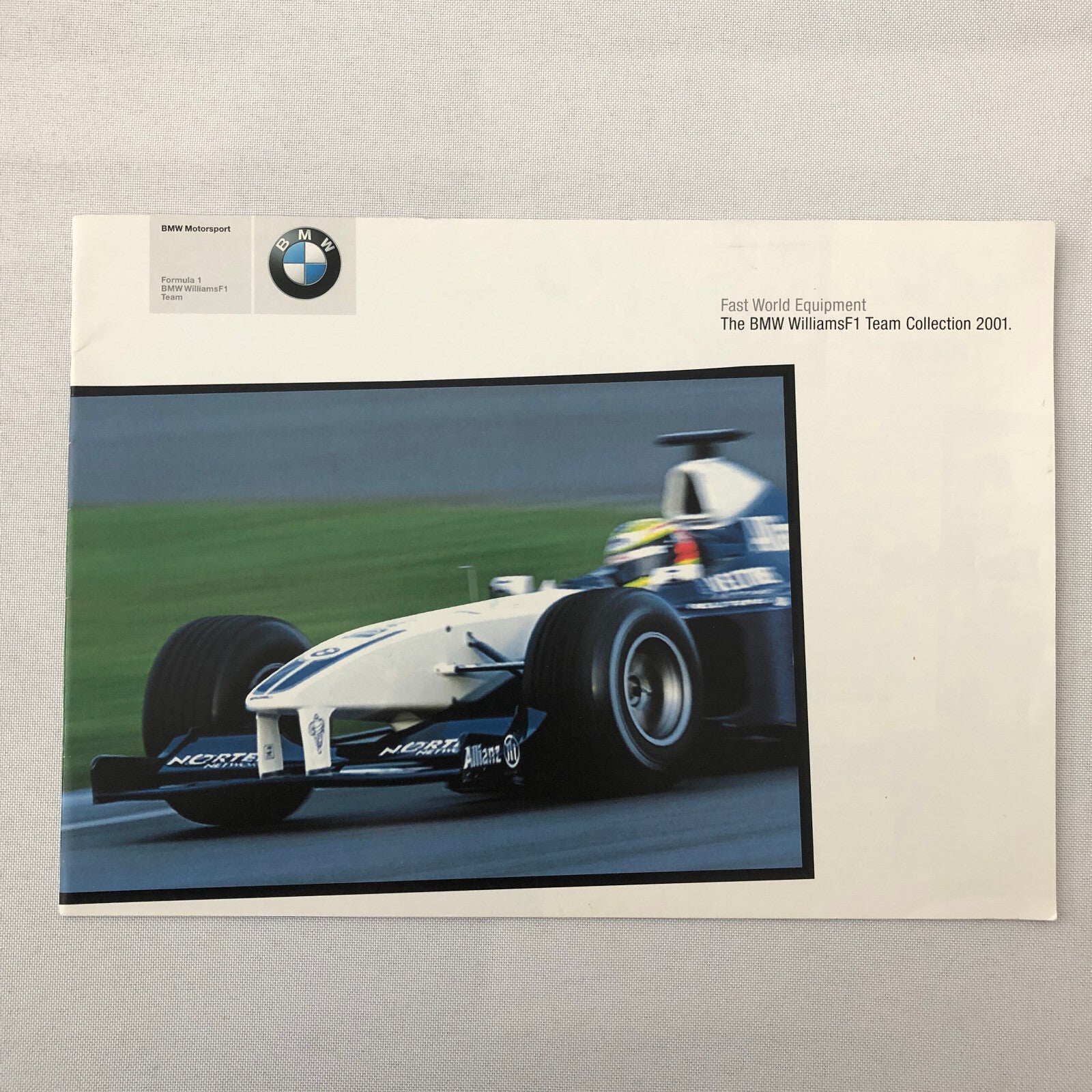 2001 BMW Williams F1 Team Collection Clothing and Lifestyle Accessories Brochure