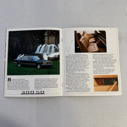 1983 Mercedes Benz Brochure Catalog 300D 380 SEC 380 SL 380 SEL 300SD 300CD TD