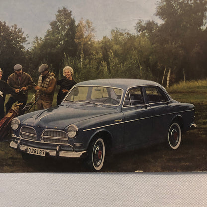 Vintage Volvo 122 S Car Automobile Sales Sheet Brochure Advertising