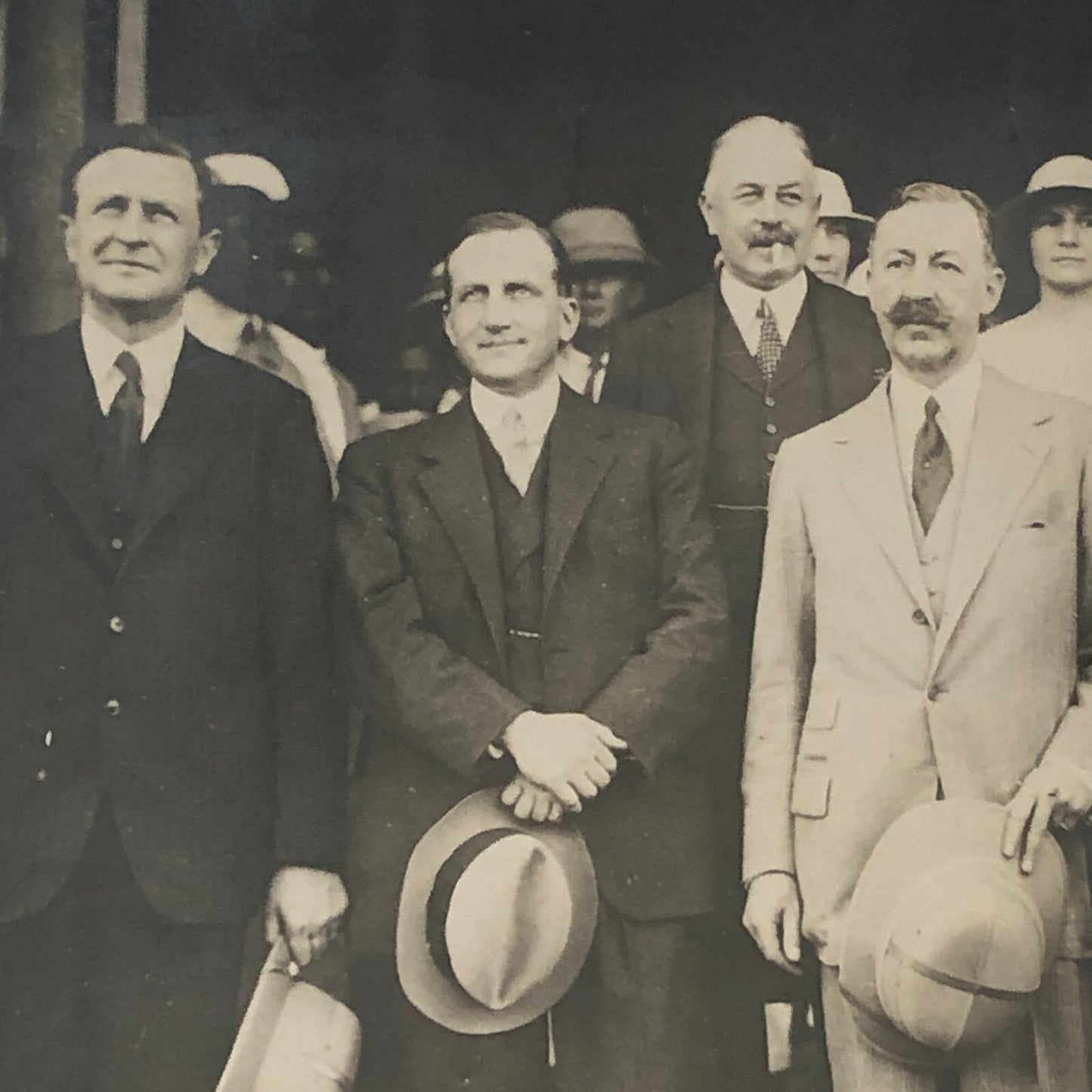 Press Photo Photograph RTC Committee in Bombay 1932 Round Table Conference