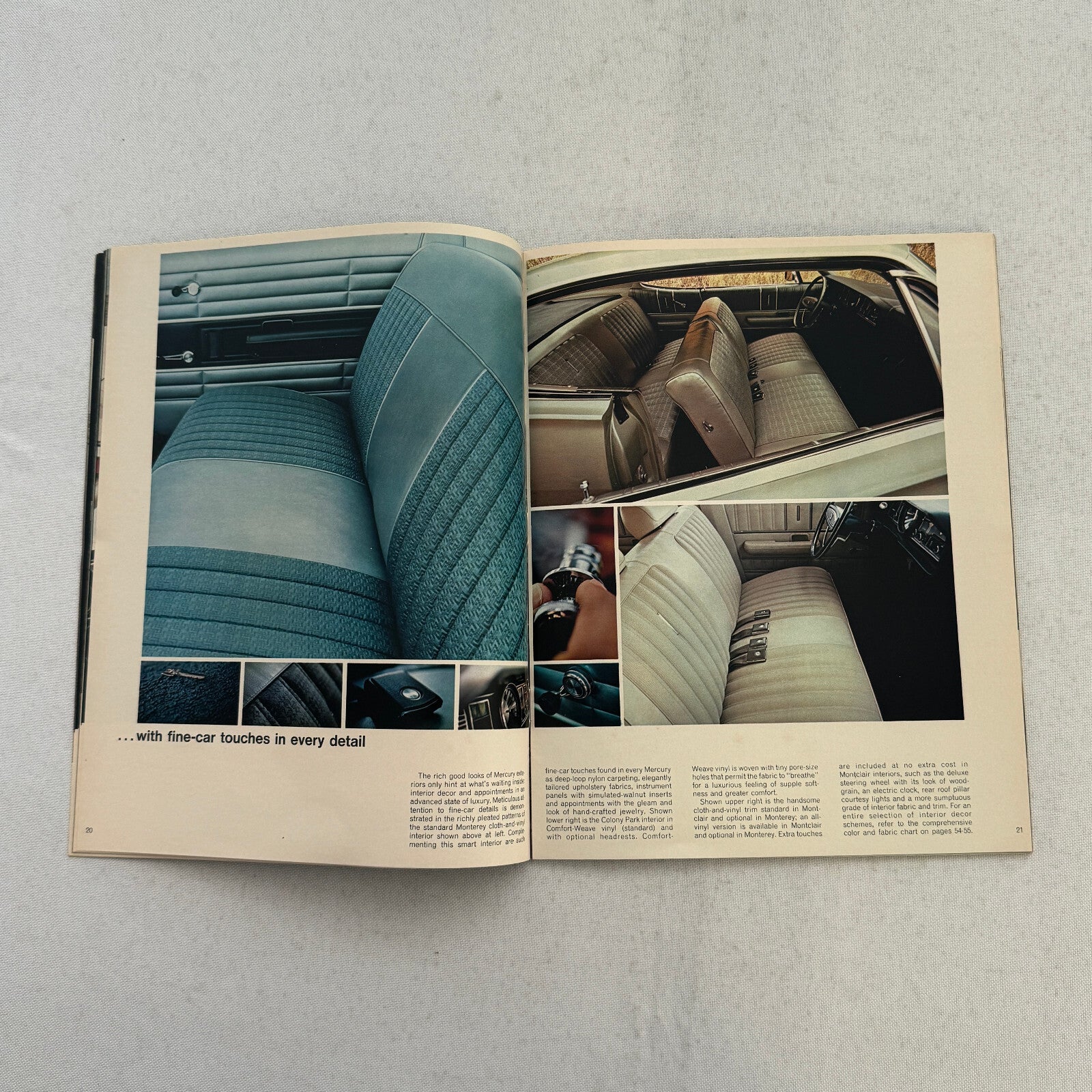 1968 Mercury Sales Brochure Catalog Montego Cyclone Cougar Marquis Montclair +