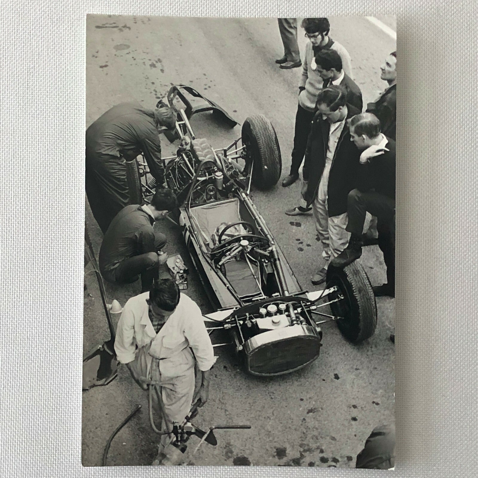 1962 Lotus 25 Climax Racing Car Press Photo Photograph - Jos Reinhard 