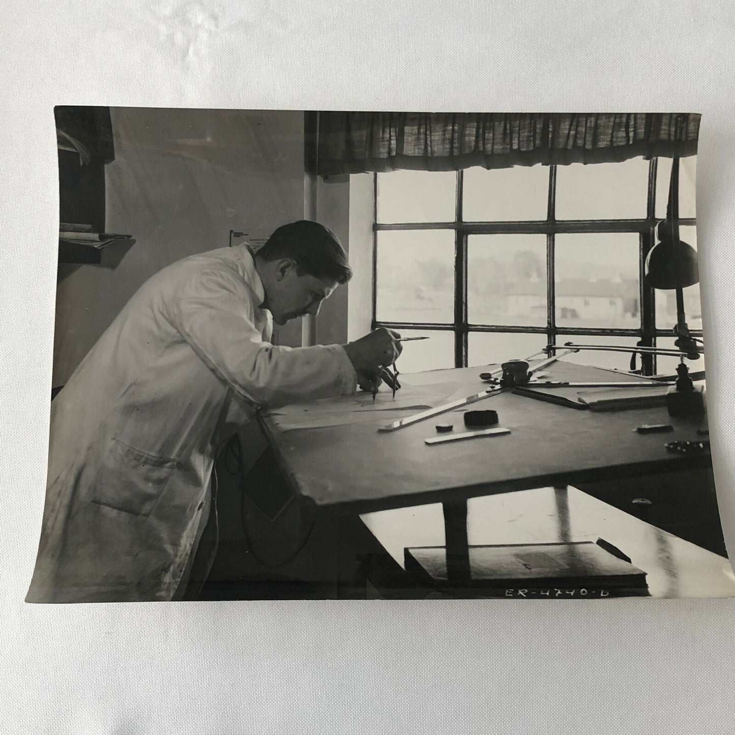 Antique Vintage Photograph Engineer or Industrial Designer Denmark Ergo Trailer